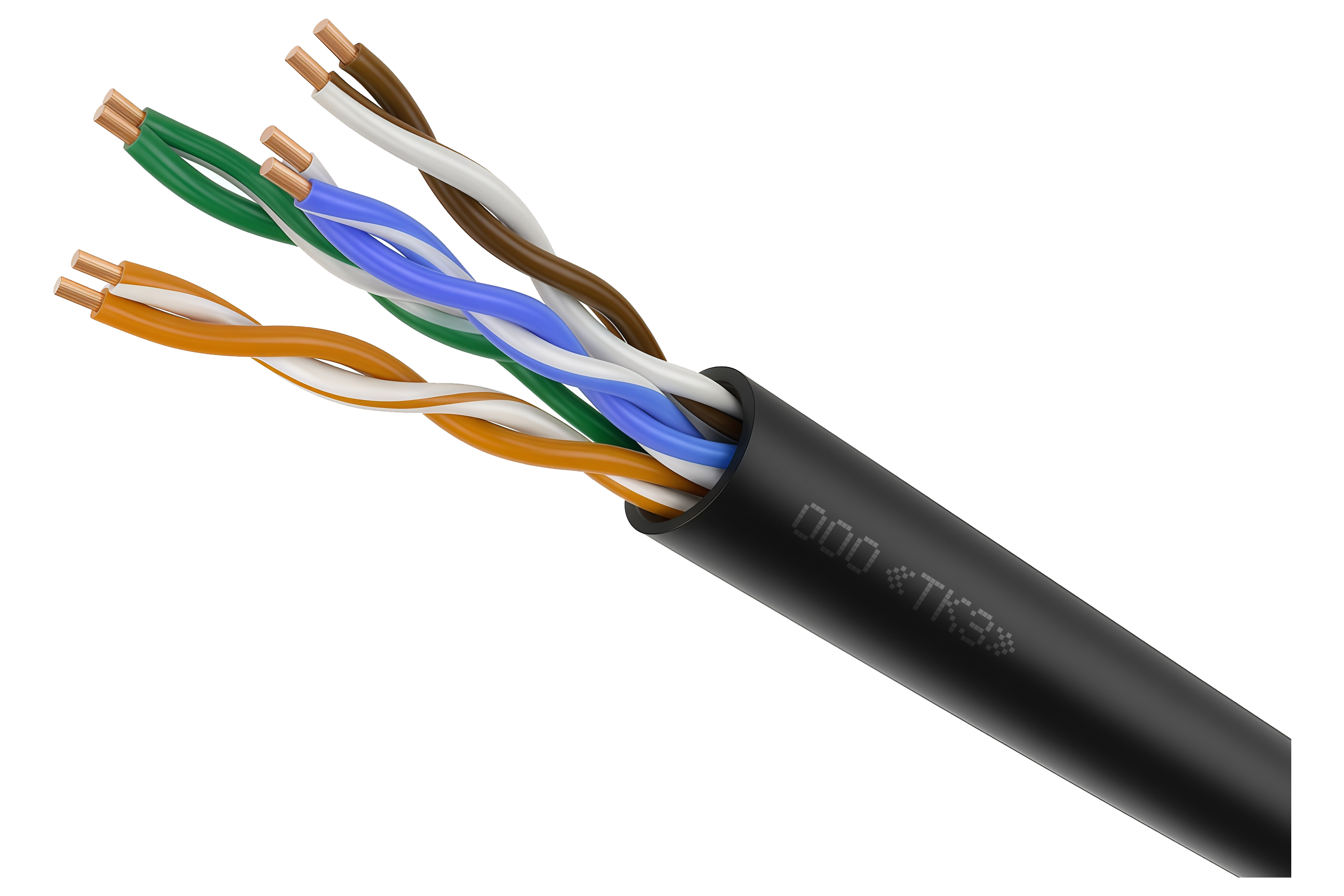 LAN кабель высокочастотный парной скрутки КСВПтп ХЛ-5е